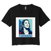 Kamala Harris Forward Women's Crop Top Tee