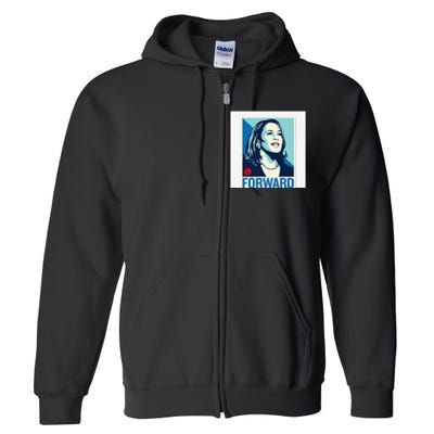 Kamala Harris Forward Full Zip Hoodie