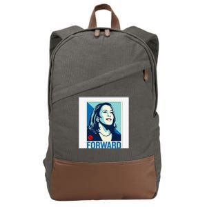 Kamala Harris Forward Cotton Canvas Backpack