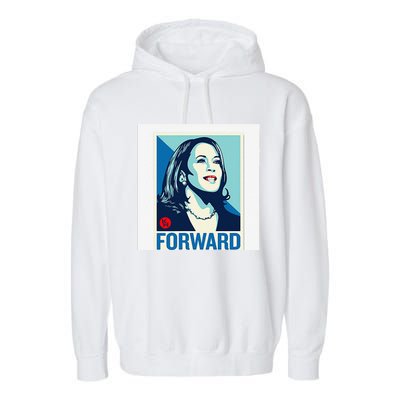 Kamala Harris Forward Garment-Dyed Fleece Hoodie