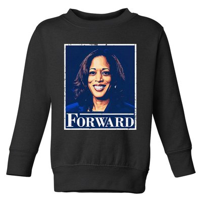 Kamala Harris Forward 2024 Presidential Election Toddler Sweatshirt