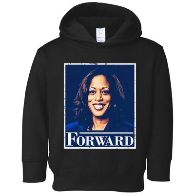 Kamala Harris Forward 2024 Presidential Election Toddler Hoodie