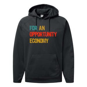 Kamala Harris For An Opportunity Economy Election Performance Fleece Hoodie