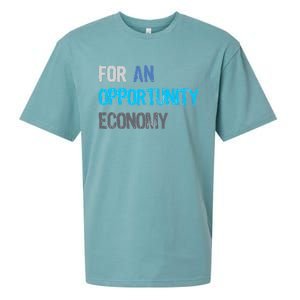 Kamala Harris For An Opportunity Economy Election Sueded Cloud Jersey T-Shirt