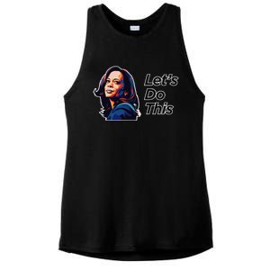 Kamala Harris For President LetS Do This! Ladies PosiCharge Tri-Blend Wicking Tank