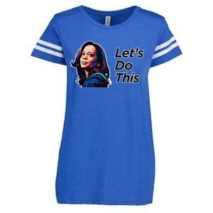 Kamala Harris For President LetS Do This! Enza Ladies Jersey Football T-Shirt