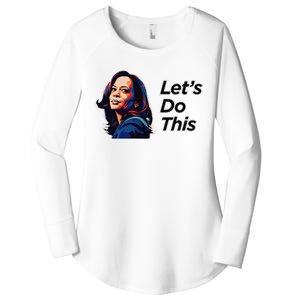 Kamala Harris For President LetS Do This! Women's Perfect Tri Tunic Long Sleeve Shirt