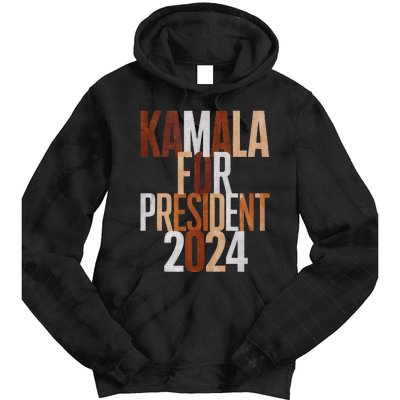 Kamala Harris For President 2024 Presidential Election Tie Dye Hoodie