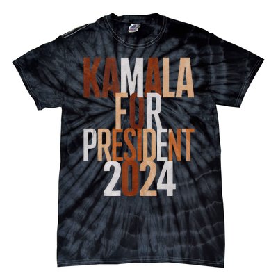 Kamala Harris For President 2024 Presidential Election Tie-Dye T-Shirt