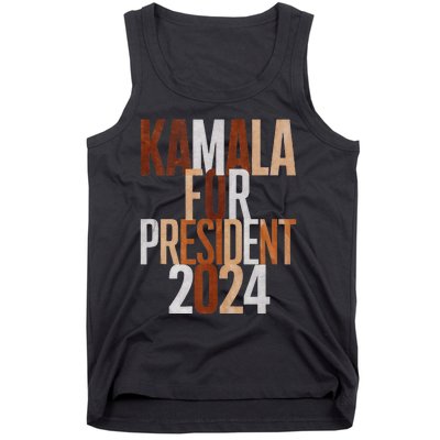 Kamala Harris For President 2024 Presidential Election Tank Top