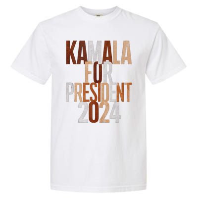 Kamala Harris For President 2024 Presidential Election Garment-Dyed Heavyweight T-Shirt