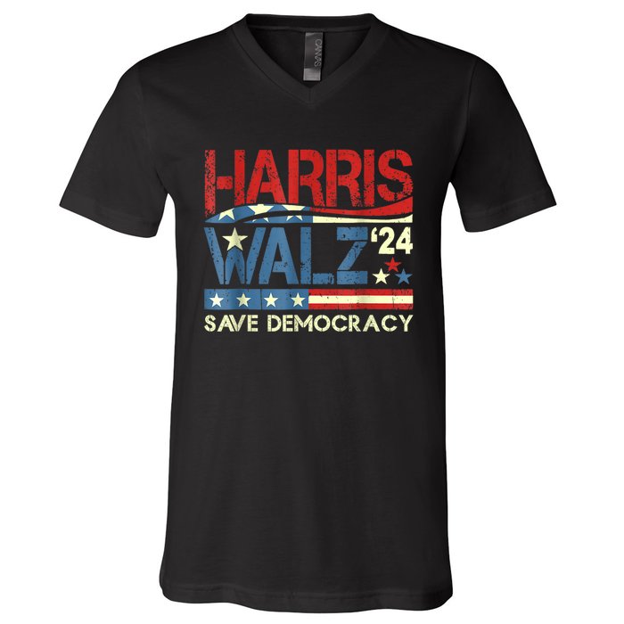 Kamala Harris Forward Harris Waltz For A Brighter Tomorrow V-Neck T-Shirt