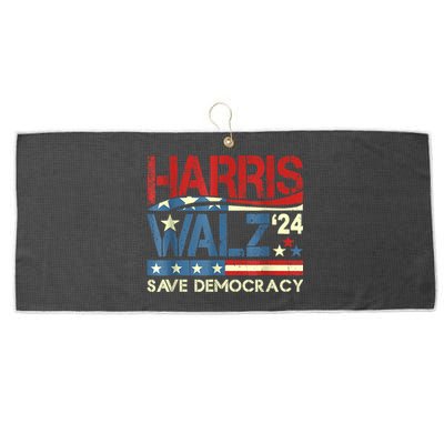 Kamala Harris Forward Harris Waltz For A Brighter Tomorrow Large Microfiber Waffle Golf Towel