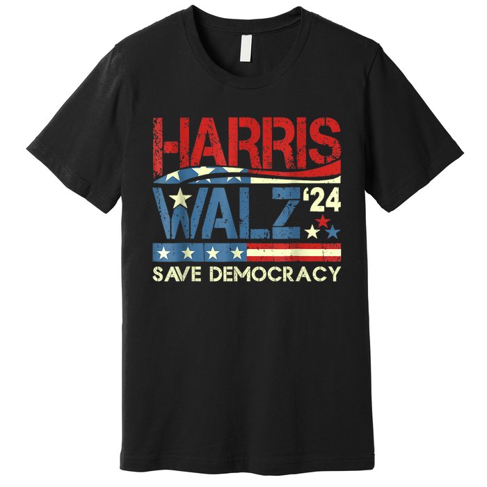 Kamala Harris Forward Harris Waltz For A Brighter Tomorrow Premium T-Shirt