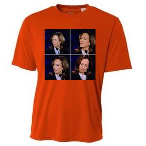 Kamala Harris Funny Reaction Cooling Performance Crew T-Shirt