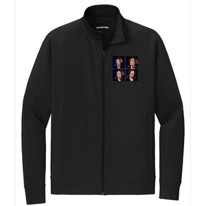 Kamala Harris Funny Reaction Stretch Full-Zip Cadet Jacket