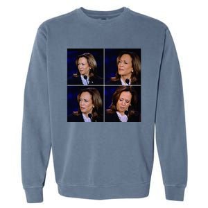 Kamala Harris Funny Reaction Garment-Dyed Sweatshirt