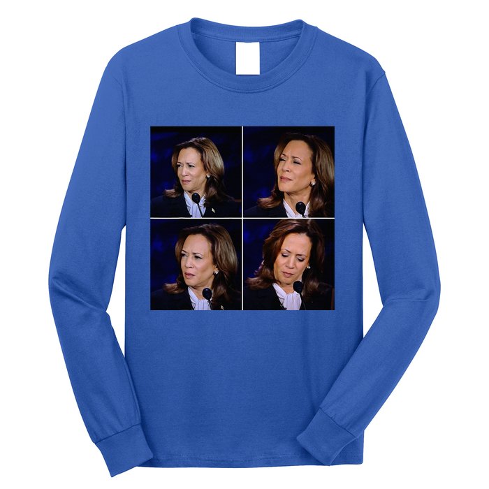 Kamala Harris Funny Reaction Long Sleeve Shirt