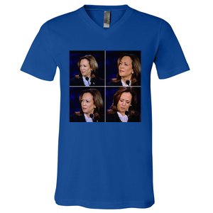 Kamala Harris Funny Reaction V-Neck T-Shirt