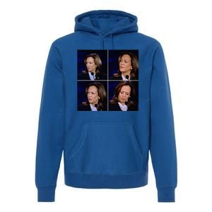 Kamala Harris Funny Reaction Premium Hoodie