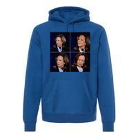 Kamala Harris Funny Reaction Premium Hoodie