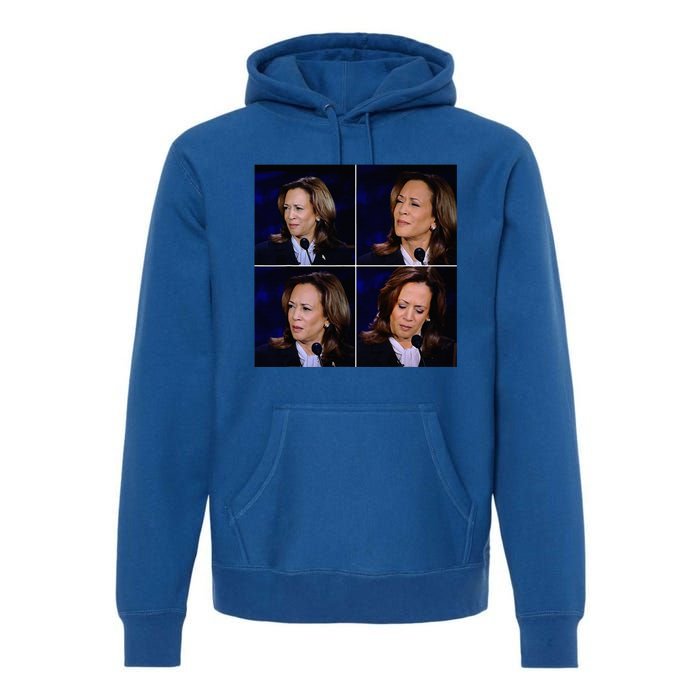 Kamala Harris Funny Reaction Premium Hoodie