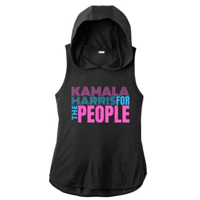 Kamala Harris For The People Ladies PosiCharge Tri-Blend Wicking Draft Hoodie Tank