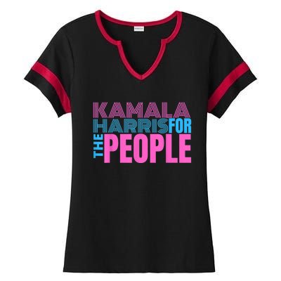 Kamala Harris For The People Ladies Halftime Notch Neck Tee