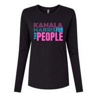 Kamala Harris For The People Womens Cotton Relaxed Long Sleeve T-Shirt