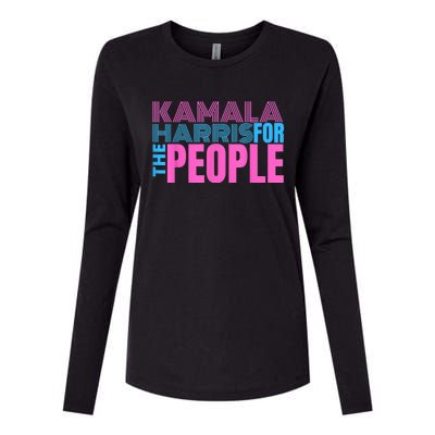 Kamala Harris For The People Womens Cotton Relaxed Long Sleeve T-Shirt