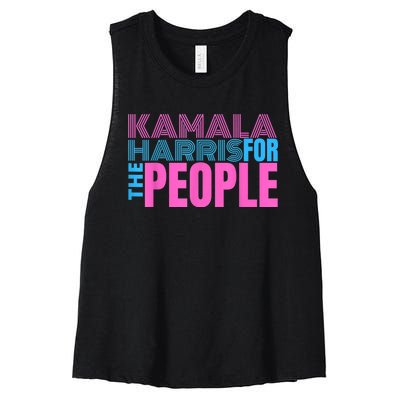 Kamala Harris For The People Women's Racerback Cropped Tank