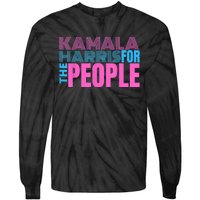 Kamala Harris For The People Tie-Dye Long Sleeve Shirt