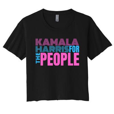 Kamala Harris For The People Women's Crop Top Tee