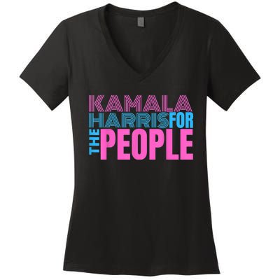 Kamala Harris For The People Women's V-Neck T-Shirt