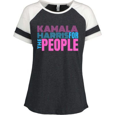 Kamala Harris For The People Enza Ladies Jersey Colorblock Tee