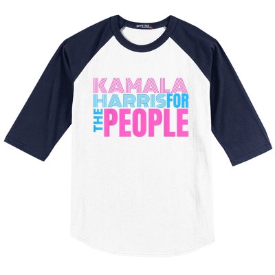 Kamala Harris For The People Baseball Sleeve Shirt