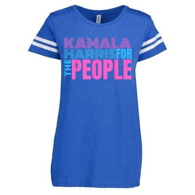 Kamala Harris For The People Enza Ladies Jersey Football T-Shirt