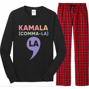 Kamala Harris For President 2024La Comma La Harris 2024 Long Sleeve Pajama Set