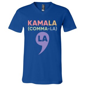 Kamala Harris For President 2024La Comma La Harris 2024 V-Neck T-Shirt