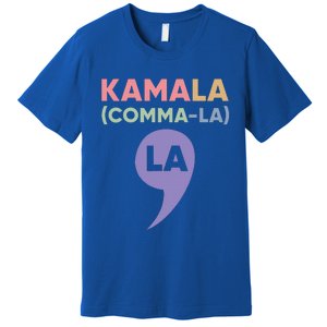 Kamala Harris For President 2024La Comma La Harris 2024 Premium T-Shirt