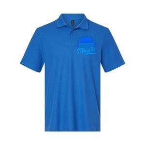 Keep Hustle For Muscle Design Fitness Coach Gift Softstyle Adult Sport Polo