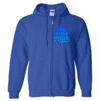 Keep Hustle For Muscle Design Fitness Coach Gift Full Zip Hoodie