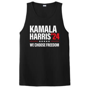 Kamala Harris For President 2024 Election Campaign Freedom PosiCharge Competitor Tank