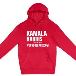 Kamala Harris For President 2024 Election Campaign Freedom Premium Pullover Hoodie