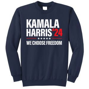 Kamala Harris For President 2024 Election Campaign Freedom Sweatshirt