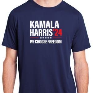 Kamala Harris For President 2024 Election Campaign Freedom Adult ChromaSoft Performance T-Shirt