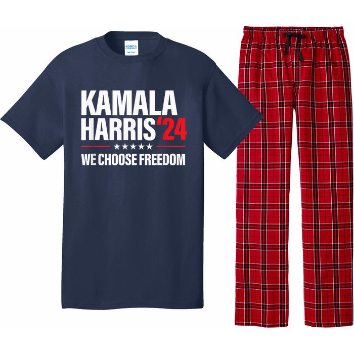 Kamala Harris For President 2024 Election Campaign Freedom Pajama Set