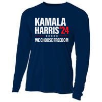 Kamala Harris For President 2024 Election Campaign Freedom Cooling Performance Long Sleeve Crew