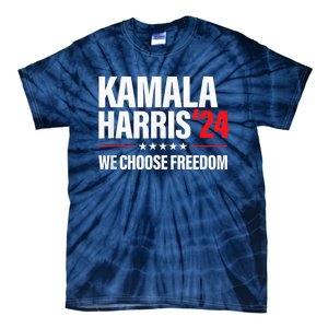 Kamala Harris For President 2024 Election Campaign Freedom Tie-Dye T-Shirt