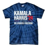 Kamala Harris For President 2024 Election Campaign Freedom Tie-Dye T-Shirt